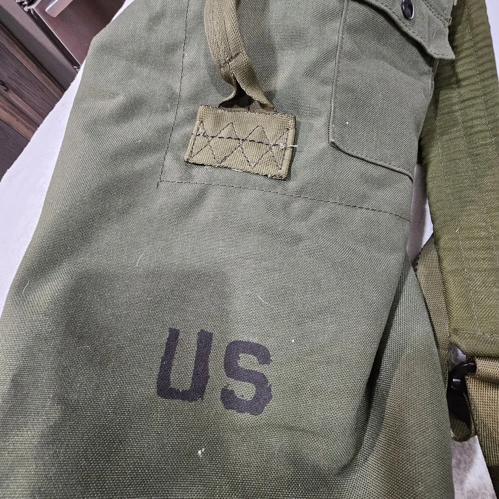 USGI Military Duffel Bag Nylon Type II Faison Mfg 1986 NSN 8465-01-117-8699